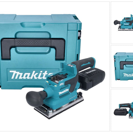 Makita DBO 382 ZJ Akku Schwingschleifer 18 V 93 x 185 mm Brushless + Makpac - ohne Akku, ohne Ladegerät