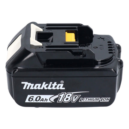 Makita DBO 382 G1J Levigatrice orbitale a batteria 18 V 93 x 185 mm brushless + 1x batteria ricaricabile 6,0 Ah + Makpac - senza caricabatteria