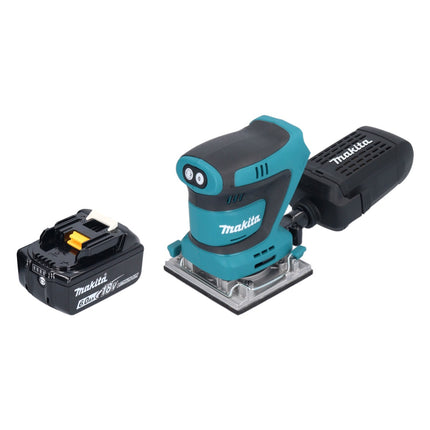 Levigatrice vibrante a batteria Makita DBO 484 G1 18 V 112 x 102 mm + 1x batteria 6,0 Ah - senza caricabatteria
