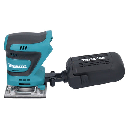 Levigatrice vibrante a batteria Makita DBO 484 T1J 18 V 112 x 102 mm + 1x batteria 5,0 Ah + Makpac - senza caricabatterie
