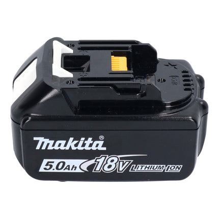 Levigatrice vibrante a batteria Makita DBO 484 T1J 18 V 112 x 102 mm + 1x batteria 5,0 Ah + Makpac - senza caricabatterie