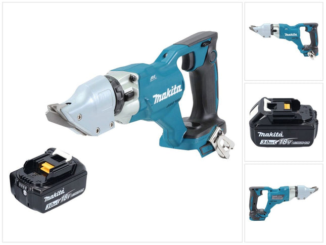 Makita DJS 200 F1 cesoie per lamiera a batteria 18 V 2,0 mm senza spazzole + 1x batteria ricaricabile 3,0 Ah - senza caricabatterie