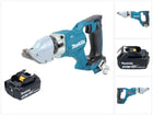 Makita DJS 200 M1 cesoie per lamiera a batteria 18 V 2,0 mm brushless + 1x batteria 4,0 Ah - senza caricabatterie