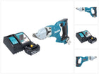 Makita DJS 200 RM1 cesoie per lamiera a batteria 18 V 2,0 mm brushless + 1x batteria 4,0 Ah + caricabatterie