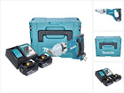 Makita DJS 200 RTJ cesoie per lamiera a batteria 18 V 2,0 mm senza spazzole + 2x batteria ricaricabile 5,0 Ah + caricabatterie + Makpac