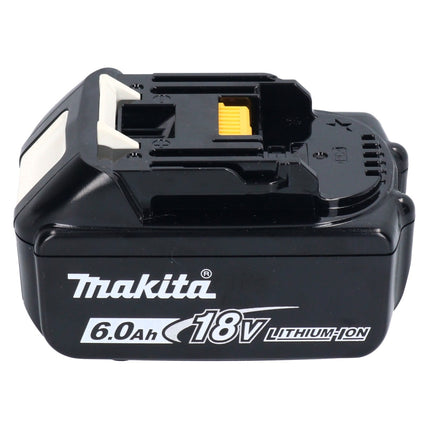 Makita DJS 200 G1J cesoie per lamiera a batteria 18 V 2,0 mm brushless + 1x batteria ricaricabile 6,0 Ah + Makpac - senza caricabatterie