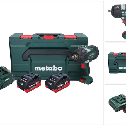 Metabo SSW 18 LTX 1450 BL Akku Schlagschrauber 18 V 1450 Nm ( 602401660 ) Brushless + 2x Akku 5,5 Ah + Ladegerät + metaBOX