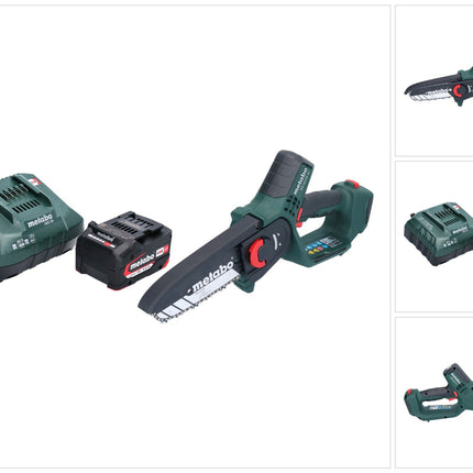 Metabo MS 18 LTX 15 Akku Gehoelzsaege 18 V 15 cm 5 m s 1x Akku 4 0 Ah Ladegeraet 0 - toolbrothers