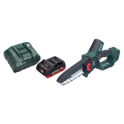 Metabo MS 18 LTX 15 Akku Gehölzsäge 18 V 15 cm 5 m/s + 1x Akku 4,0 Ah + Ladegerät