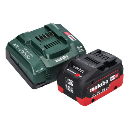 Metabo WVB 18 LTX BL 15-125 Smerigliatrice angolare a batteria Quick 18 V 125 mm Brushless + 1x batteria 10,0 Ah + caricabatteria + metaBOX