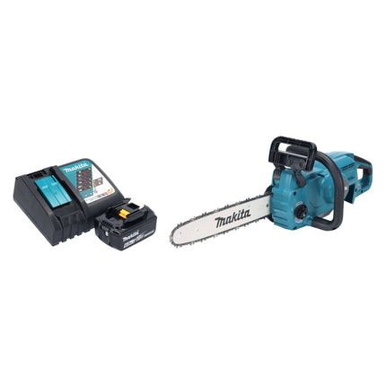 Makita DUC 357 RGX2 Motosega a batteria 18 V 35 cm 7,7 m/s Brushless + 1x batteria 6,0 Ah + caricabatterie