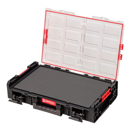 Qbrick System ONE Organiser XL 2.0 MFI impilabile 582 x 387 x 131 mm 13,6 l IP66 con inserto in schiuma