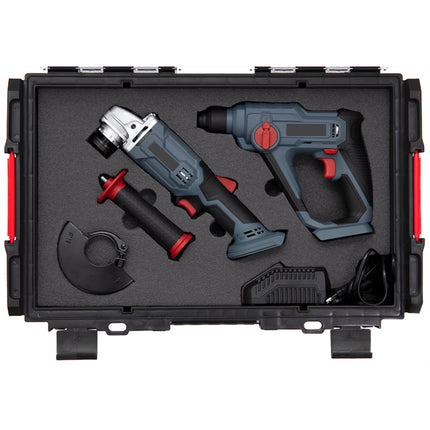 Qbrick System ONE Organiser XL 2.0 MFI impilabile 582 x 387 x 131 mm 13,6 l IP66 con inserto in schiuma