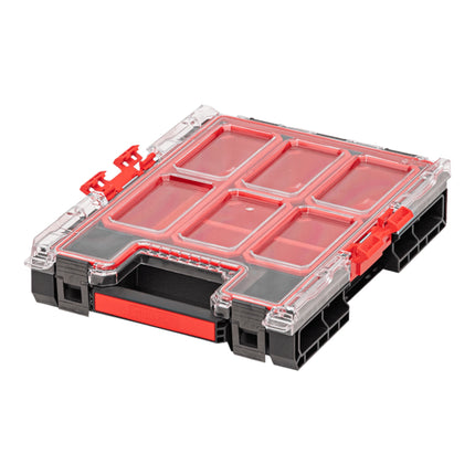 Qbrick System ONE Organiser M impilabile 365 x 265 x 77 mm 2,5 l IP 66 con 5 intarsi