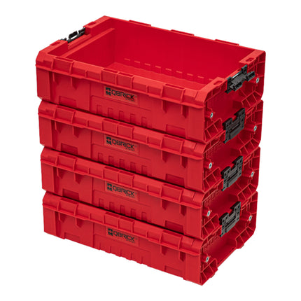 Qbrick System PRO Box 130 2.0 RED ULTRA HD Contenitore impilabile personalizzato 450 x 310 x 151 mm 9 l impilabile