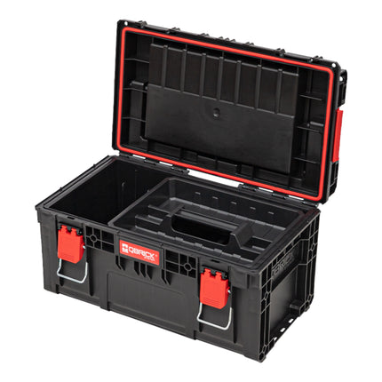 Qbrick System PRIME Toolbox 250 Expert con organizzatore impilabile 535 x 327 x 277 mm 26l IP66 con 10 divisori + 5 inserti