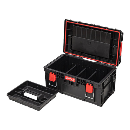 Qbrick System PRIME Toolbox 250 Expert con organizzatore impilabile 535 x 327 x 277 mm 26l IP66 con 10 divisori + 5 inserti