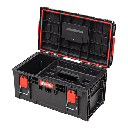 Qbrick System PRIME Toolbox 250 Vario impilabile 535 x 327 x 271 mm 28l IP66 con 3 divisori