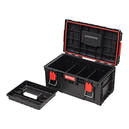 Qbrick System PRIME Toolbox 250 Vario impilabile 535 x 327 x 271 mm 28l IP66 con 3 divisori
