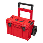 Qbrick System PRIME Cart RED ULTRA HD Impilabile su misura 590 x 425 x 660 mm 37 l IP66 100 kg di portata con doppio manico telescopico in alluminio