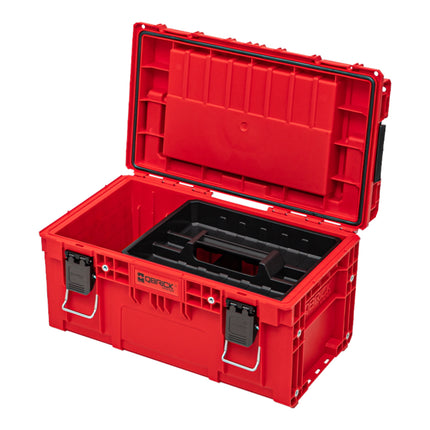 Qbrick System PRIME Toolbox 250 Expert RED ULTRA HD Custom con organizzatore impilabile 535 x 327 x 277 mm 26 l IP66 con 5 intarsi e 10 divisori