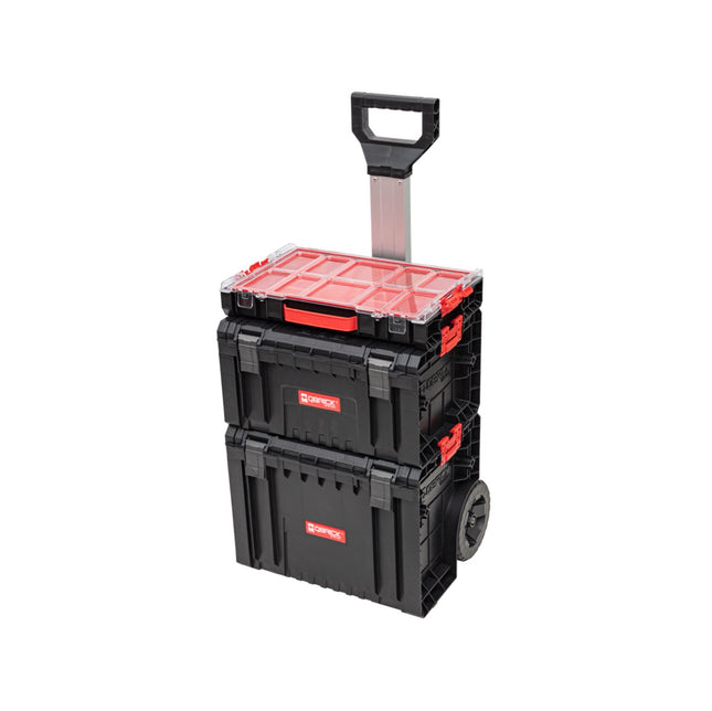 Qbrick System PRO Set 2 Carrello portautensili + PRO Cart 2.0 + PRO Toolbox 2.0 + PRO Organiser 100 450 x 390 x 690 mm 52 l IP54