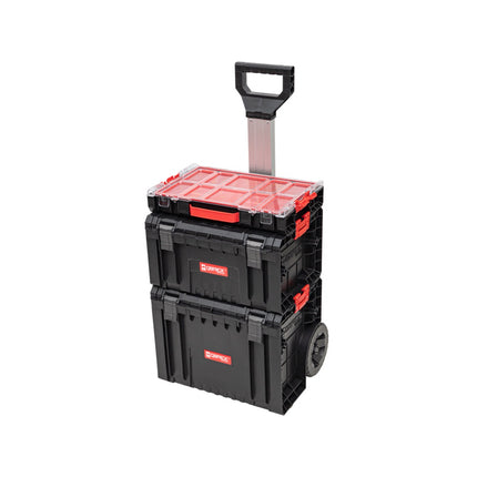 Qbrick System PRO Set 2 Carrello portautensili + PRO Cart 2.0 + PRO Toolbox 2.0 + PRO Organiser 100 450 x 390 x 690 mm 52 l IP54