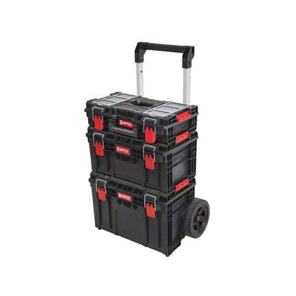Qbrick System PRIME SET 1 Carrello PRIME impilabile + Cassetta porta attrezzi PRIME 250 Vario + Cassetta porta attrezzi PRIME 150 Vario impilabile IP66