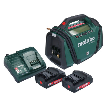 Compressore a batteria Metabo AK 18 Multi 18 V 11 bar + 2x batteria 2,0 Ah + caricabatterie