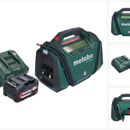 Metabo AK 18 Multi Akku Kompressor 18 V 11 bar + 1x Akku 4,0 Ah + Ladegerät