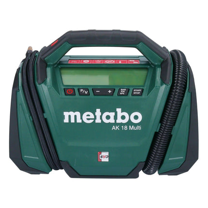 Compressore a batteria Metabo AK 18 Multi 18 V 11 bar + 2x batteria 4,0 Ah + caricatore