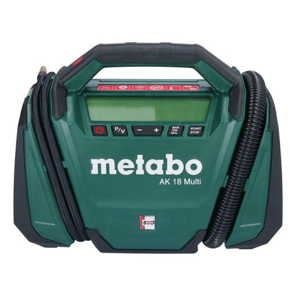 Compressore a batteria Metabo AK 18 Multi 18 V 11 bar + 1x batteria ricaricabile 5,5 Ah + caricatore