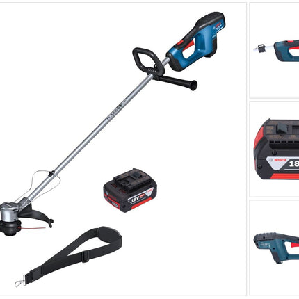 Bosch GRT 18V-33 Tagliaerba professionale a batteria 18 V 330 mm senza spazzole + 1x batteria ricaricabile 5,0 Ah - senza caricabatterie