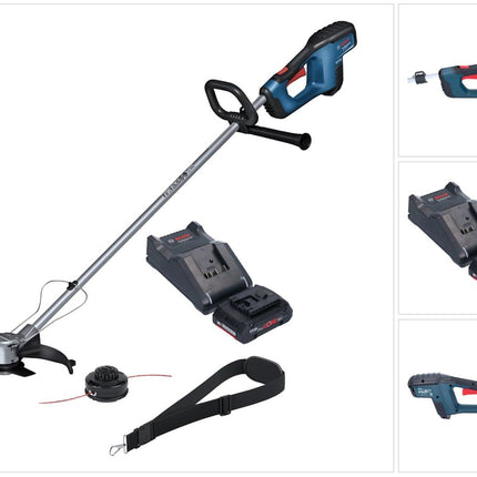 Bosch GFR 18V-23 Decespugliatore professionale a batteria senza spazzole da 18 V 230 mm + 1x batteria ProCORE da 4,0 Ah + caricabatteria