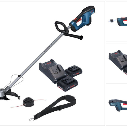 Bosch GFR 18V-23 Decespugliatore professionale 18 V 230 mm senza spazzole + 2x batteria ProCORE 4,0 Ah + caricabatterie