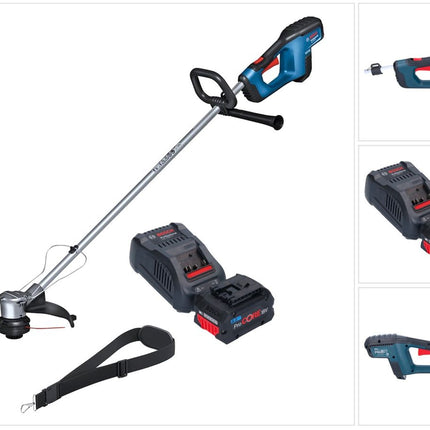 Bosch GRT 18V-33 Professional Akku Rasentrimmer 18 V 330 mm Brushless + 1x ProCORE Akku 8,0 Ah + Ladegerät