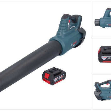 Bosch GBL 18V-750 Professional Akku Gebläse 18 V BITURBO Brushless + 1x Akku 4,0 Ah - ohne Ladegerät
