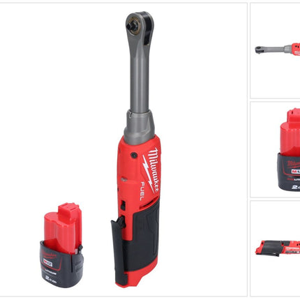 Milwaukee M12 FHIR14LR-201 Akku Hochgeschwindigkeits Ratsche 12 V 47 Nm 1/4" Brushless + 1x Akku 2,0 Ah - ohne Ladegerät