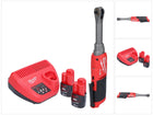 Milwaukee M12 FHIR14LR-202 Akku Hochgeschwindigkeits Ratsche 12 V 47 Nm 1/4