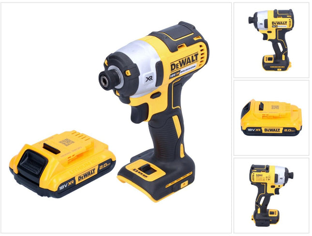 Avvitatore a impulsi a batteria DeWalt DCF 887 N 18 V 205 Nm 1/4" brushless + 1x batteria ricaricabile 2,0 Ah - senza caricabatterie