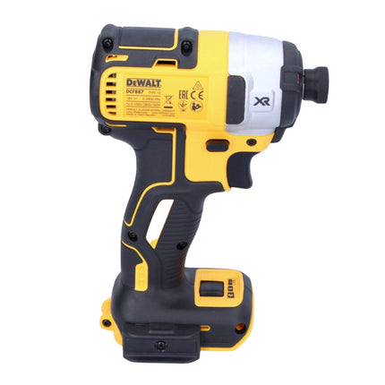 Avvitatore a impulsi a batteria DeWalt DCF 887 D2 18 V 205 Nm 1/4" senza spazzole + 2x batteria ricaricabile 2,0 Ah + caricabatterie