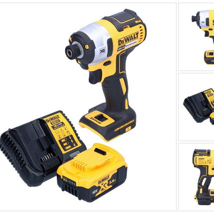 DeWalt DCF 887 P1 18 V 205 Nm 1/4'' Avvitatore a impulsi senza spazzole + 1x batteria 5,0 Ah + caricatore