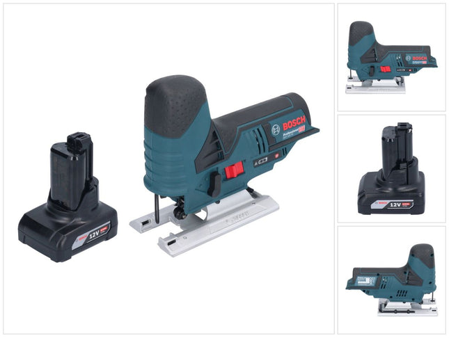 Bosch GST 12V-70 Seghetto alternativo professionale a batteria 12 V 70 mm + 1x batteria ricaricabile 6,0 Ah - senza caricabatterie