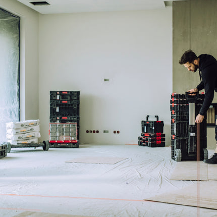 Toolbrothers RHINO L Valigia portautensili ECO Organize+ + 5x L Organizer ECO Mini 19 l IP54