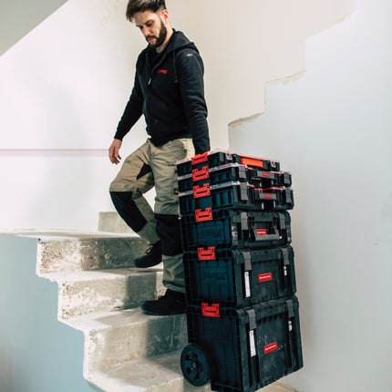 Toolbrothers RHINO L Valigia portautensili ECO Organize+ + 5x L Organizer ECO Mini 19 l IP54