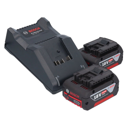 Bosch GSR 18V-55 Professional Akku Bohrschrauber 18 V 55 Nm Brushless + 2x Akku 4,0 Ah + Ladegerät + L-Case