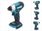 Makita DTD 157 Z 18 V 140 Nm 1/4'' Brushless Solo avvitatore a impulsi senza fili - senza batteria, senza caricabatterie