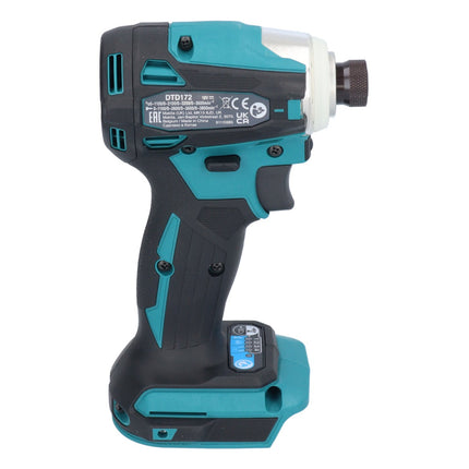 Makita DTD 172 Z Akku Schlagschrauber 18 V 180 Nm 1/4" Brushless Solo - ohne Akku, ohne Ladegerät