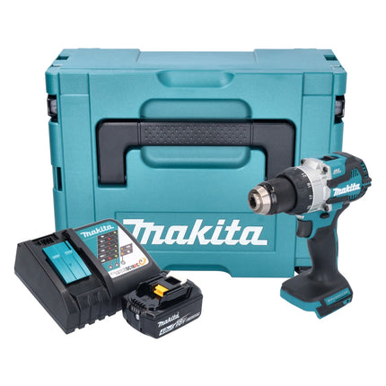 Makita DHP 489 RM1J Akku Schlagbohrschrauber 18 V 73 Nm Brushless + 1x Akku 4,0 Ah + Ladegerät + Makpac