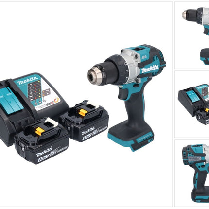 Trapano avvitatore a batteria Makita DDF 489 RM 18 V 73 Nm brushless + 2x batteria ricaricabile 4,0 Ah + caricatore